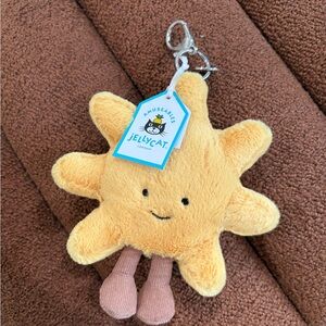 New with tag Jellycat Amuseable Sun Plush Keychain